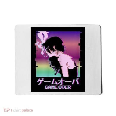 Game Over Anime Mousepad
