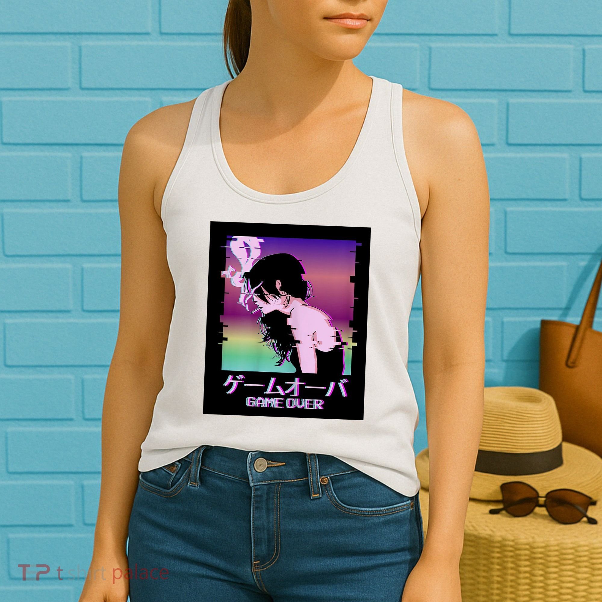 Game Over Anime Women's Tank Top