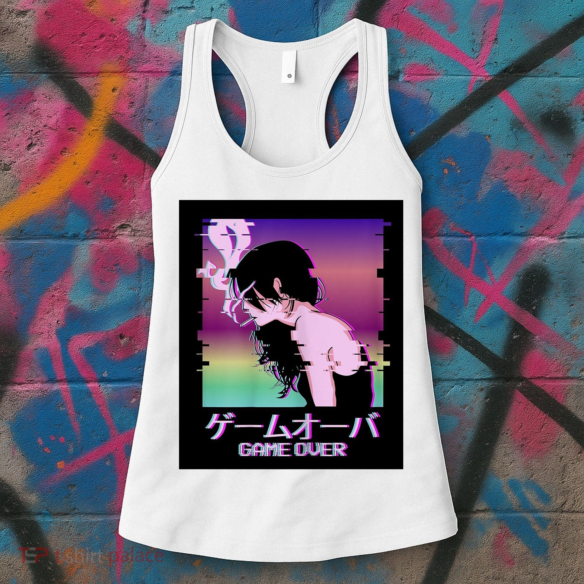 Game Over Anime Women's Tank Top