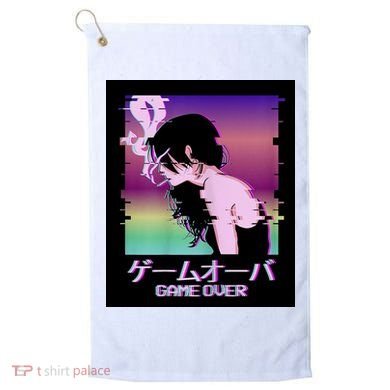 Game Over Anime Golf Towel