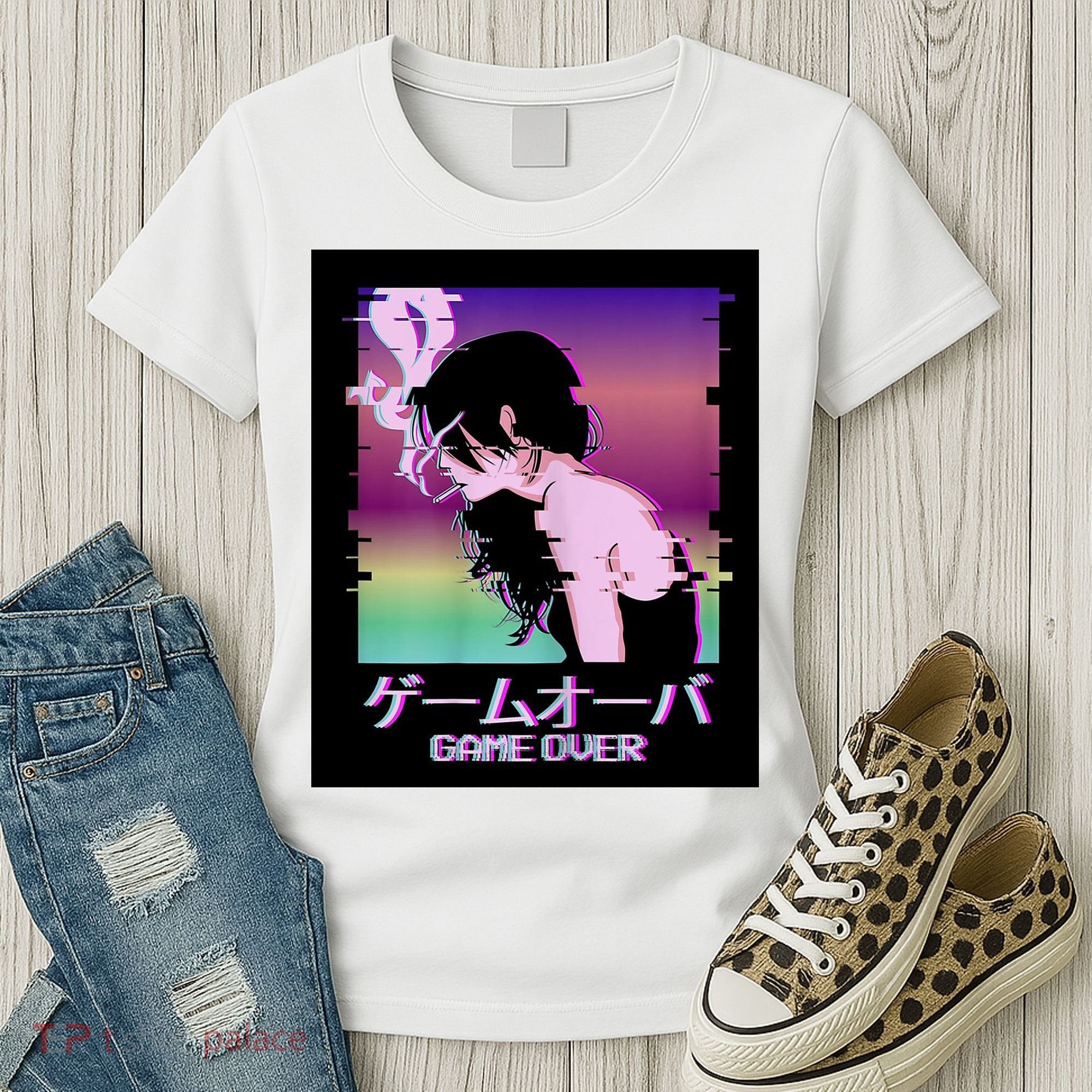Game Over Anime Women's T-Shirt