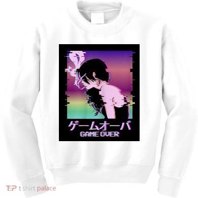 Game Over Anime Kids Sweatshirt
