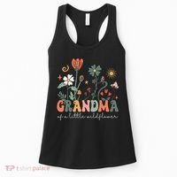 Grandma Of A Little Wildflower Family Matching Women's Tank Top thumb 0