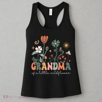 Grandma Of A Little Wildflower Family Matching Women's Tank Top thumb 3