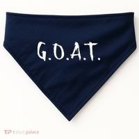 Greatest Of All Time GOAT USA-Made Doggie Bandana thumb 0