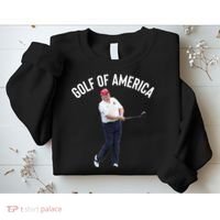 Golf Of America Donald Trump Pun Sweatshirt thumb 2