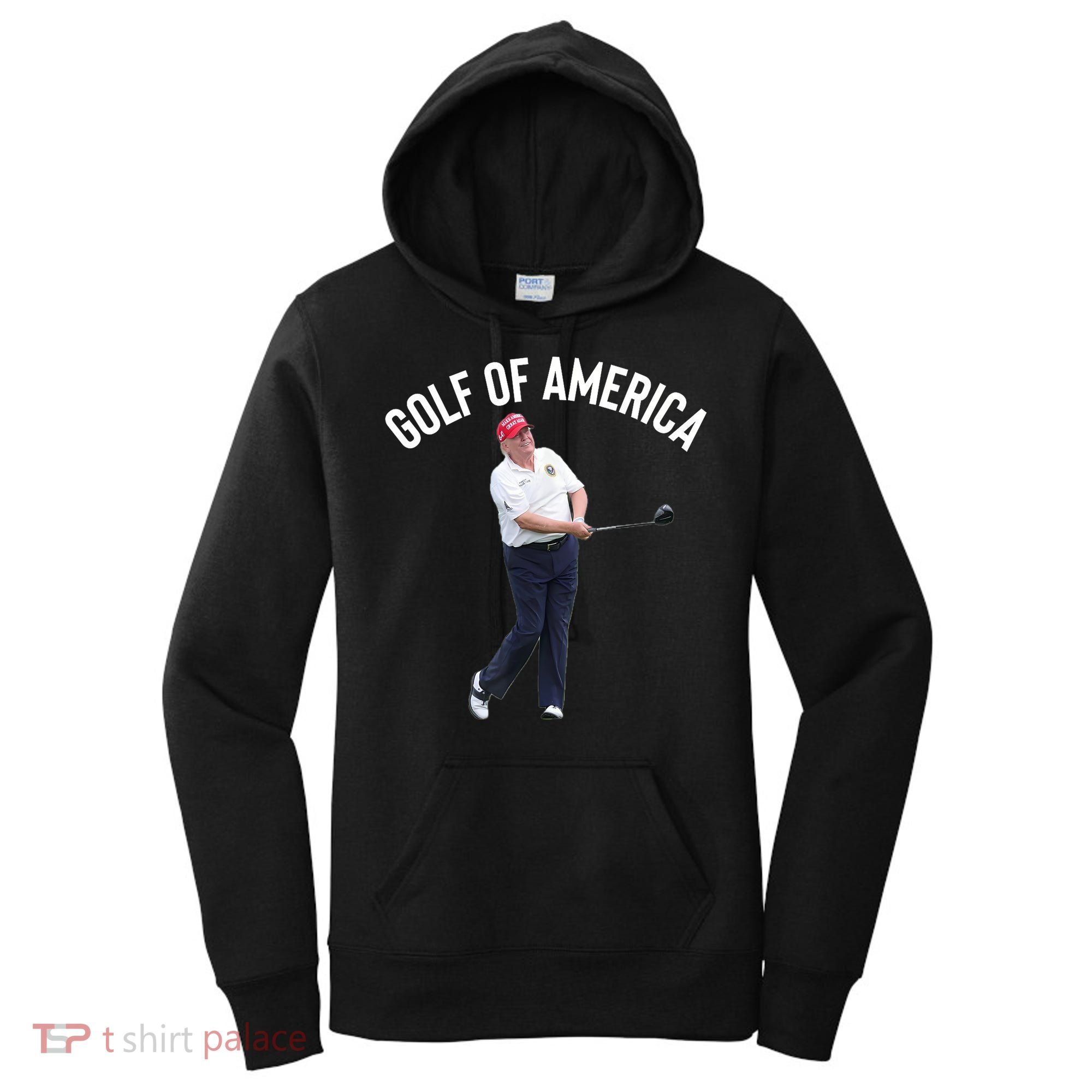 Golf Of America Donald Trump Pun Women's Hoodie