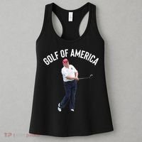 Golf Of America Donald Trump Pun Women's Tank Top thumb 3