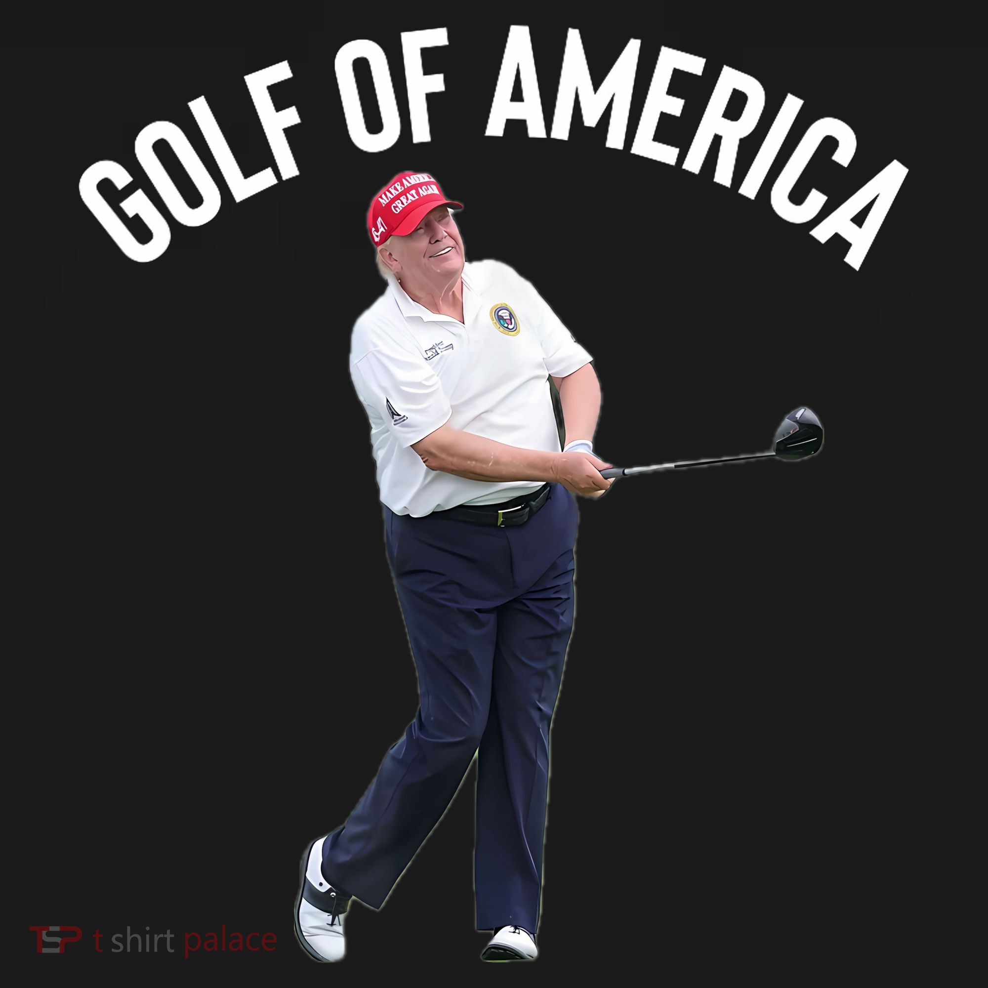 Golf Of America Donald Trump Pun Women's Tank Top