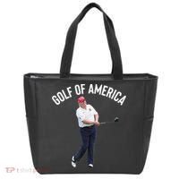Golf Of America Donald Trump Pun Tote Bag thumb 0