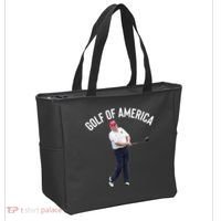 Golf Of America Donald Trump Pun Tote Bag thumb 2