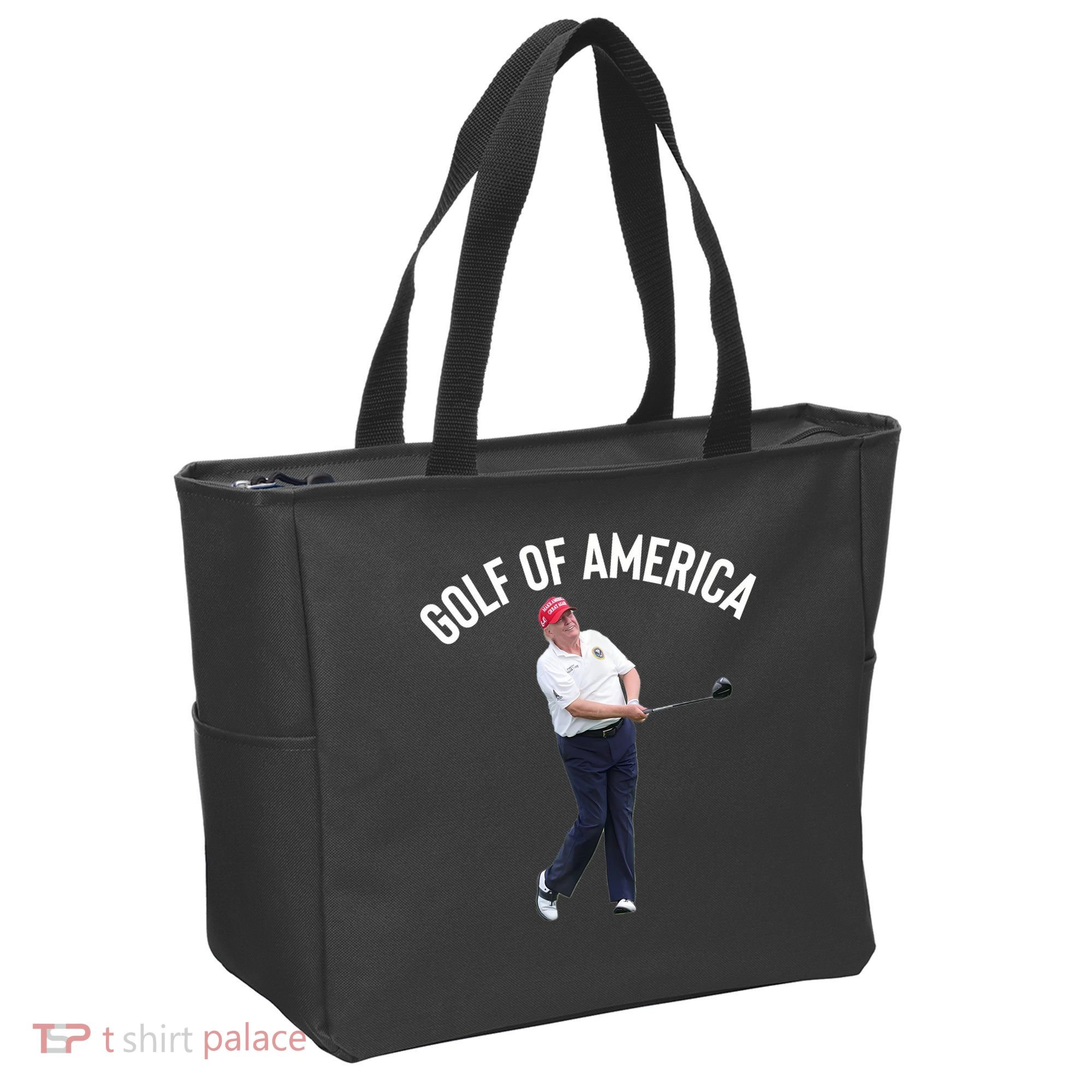 Golf Of America Donald Trump Pun Tote Bag