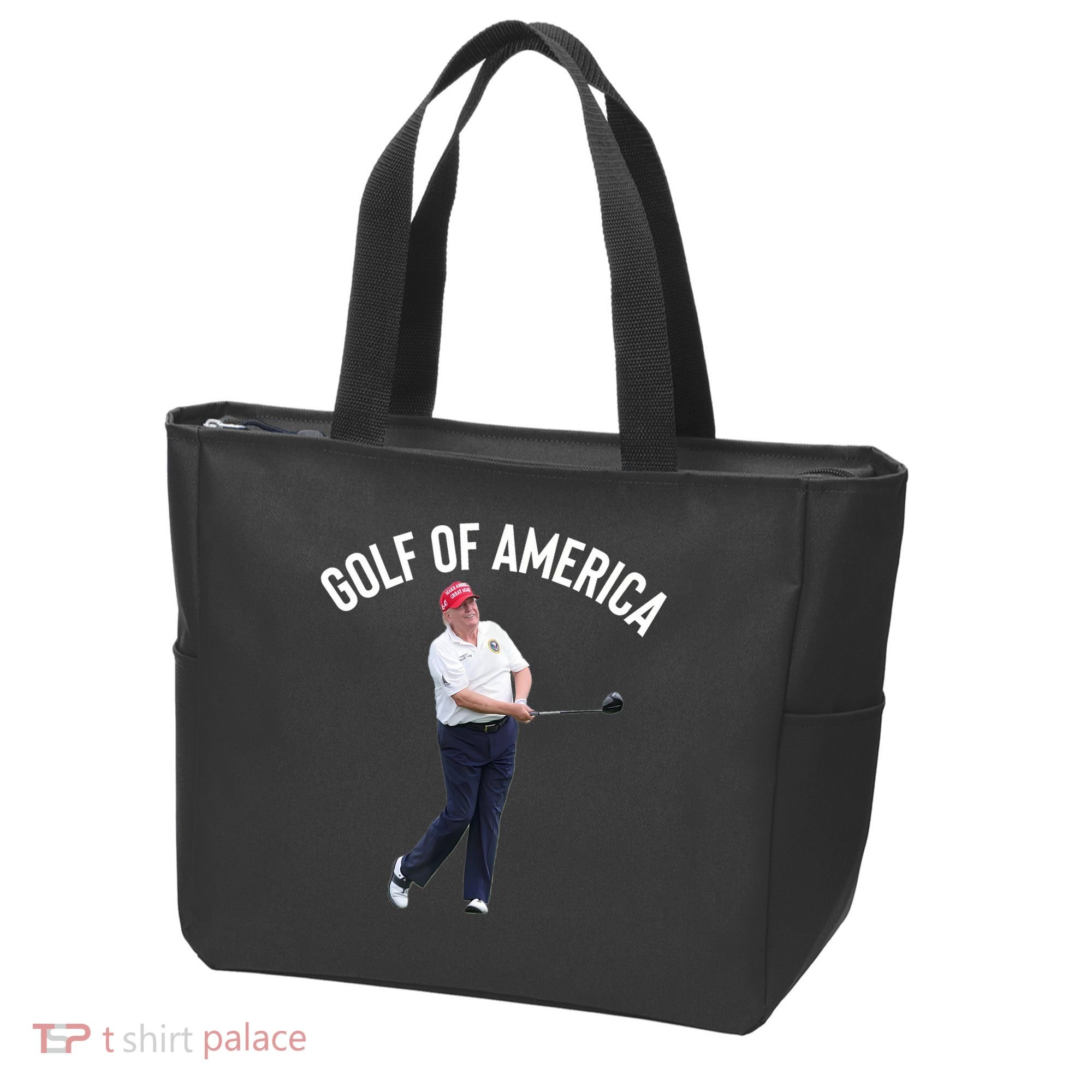 Golf Of America Donald Trump Pun Tote Bag