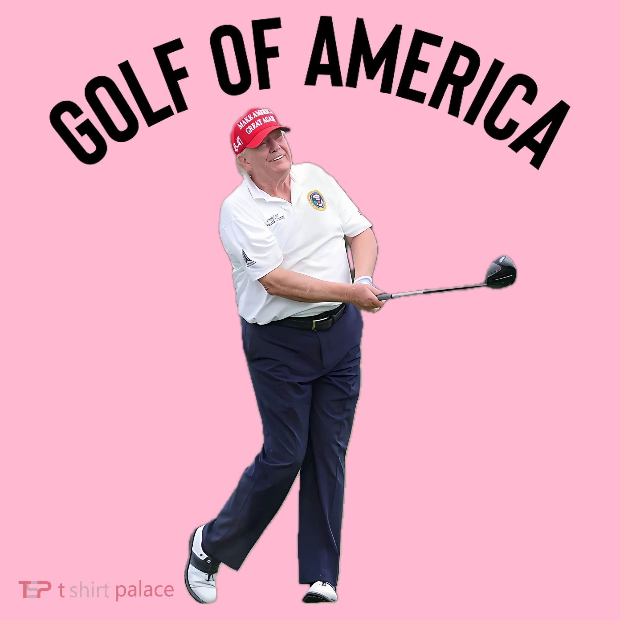 Golf Of America Donald Trump Pun Long Sleeve Shirt