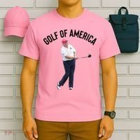 Golf Of America Donald Trump Pun T-Shirt thumb 6