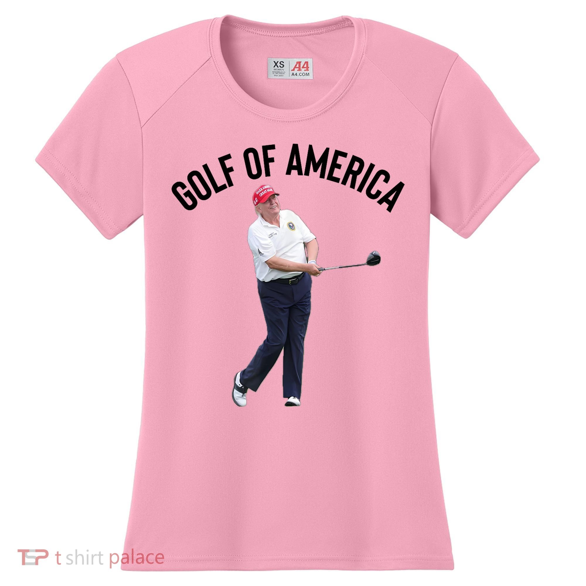 Golf Of America Donald Trump Pun Women's Cooling Performance Crew T-Shirt