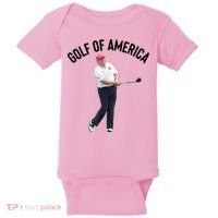 Golf Of America Donald Trump Pun Baby Bodysuit thumb 0