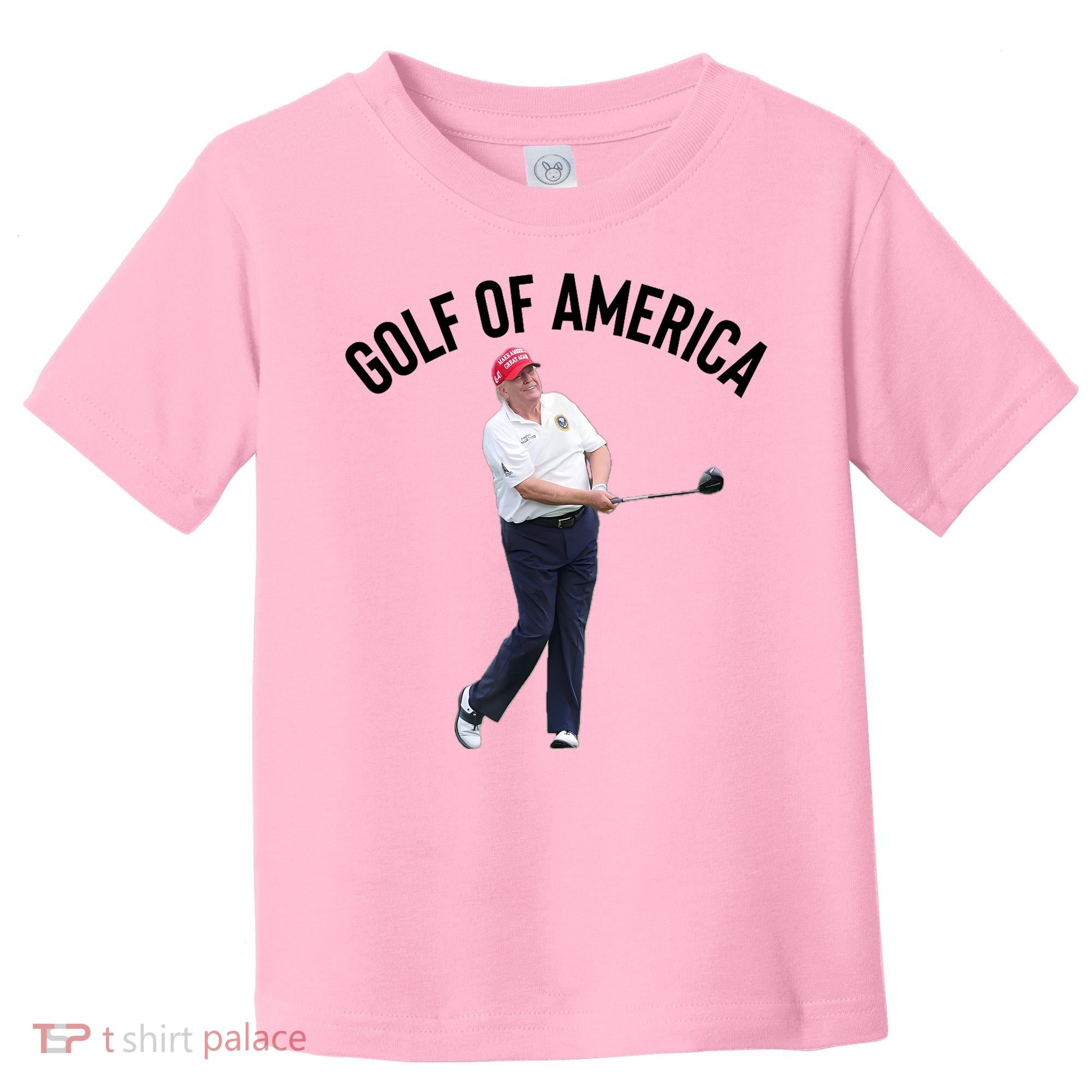 Golf Of America Donald Trump Pun Toddler T-Shirt