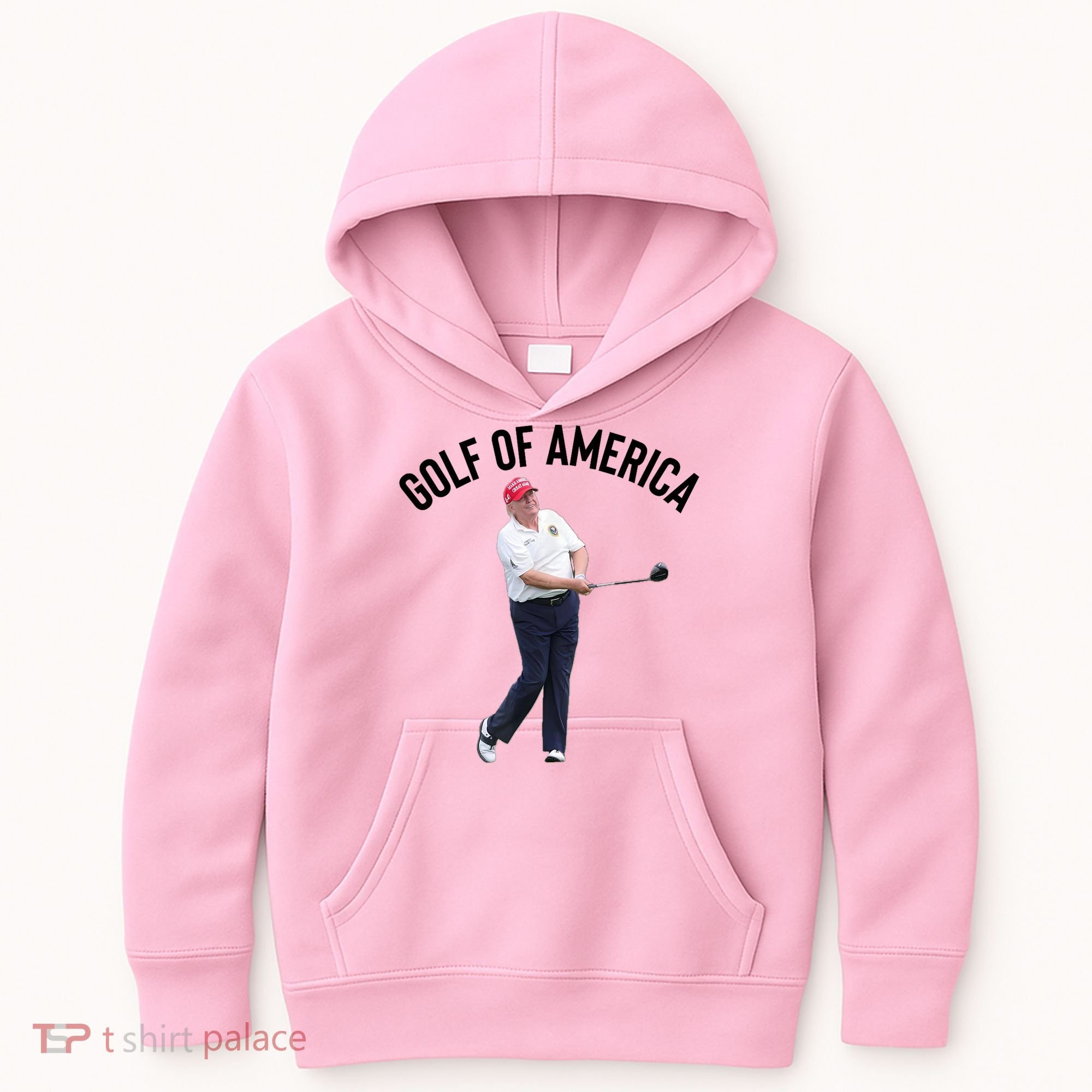 Golf Of America Donald Trump Pun Kids Hoodie