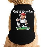 Golf Of America Funny Trump Humor Golfing Doggie Tank thumb 0