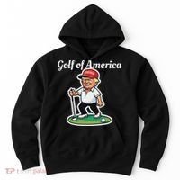 Golf Of America Funny Trump Humor Golfing Hoodie thumb 0