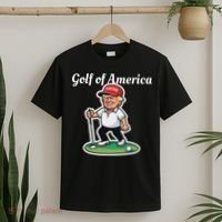 Golf Of America Funny Trump Humor Golfing T-Shirt thumb 2