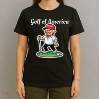 Golf Of America Funny Trump Humor Golfing T-Shirt thumb 4