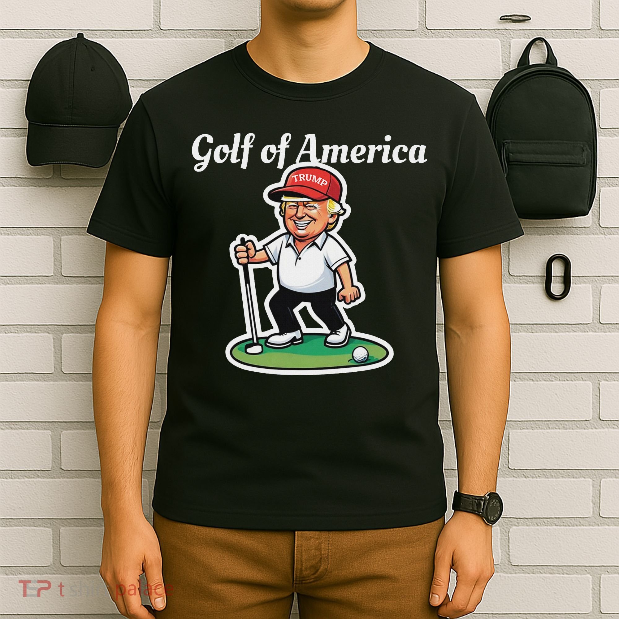 Golf Of America Funny Trump Humor Golfing T-Shirt
