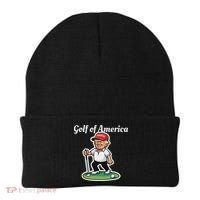 Golf Of America Funny Trump Humor Golfing Beanie thumb 0