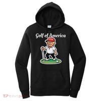Golf Of America Funny Trump Humor Golfing Women's Hoodie thumb 0