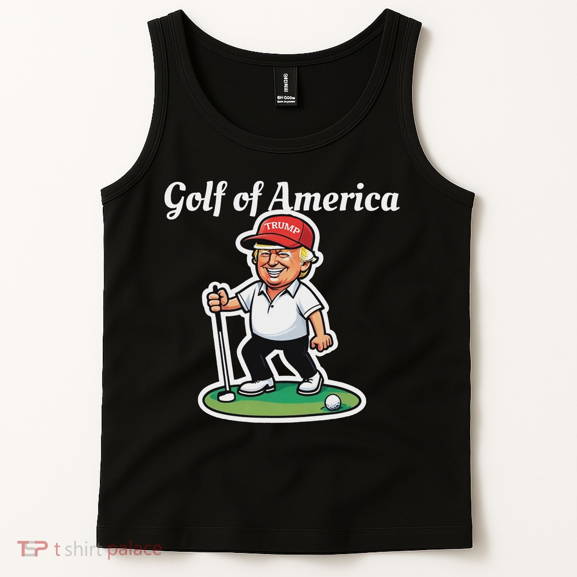 Golf Of America Funny Trump Humor Golfing Tank Top