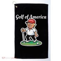 Golf Of America Funny Trump Humor Golfing Golf Towel thumb 0