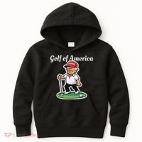 Golf Of America Funny Trump Humor Golfing Kids Hoodie thumb 0