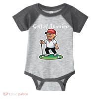 Golf Of America Funny Trump Humor Golfing Infant Baby Jersey Bodysuit thumb 0