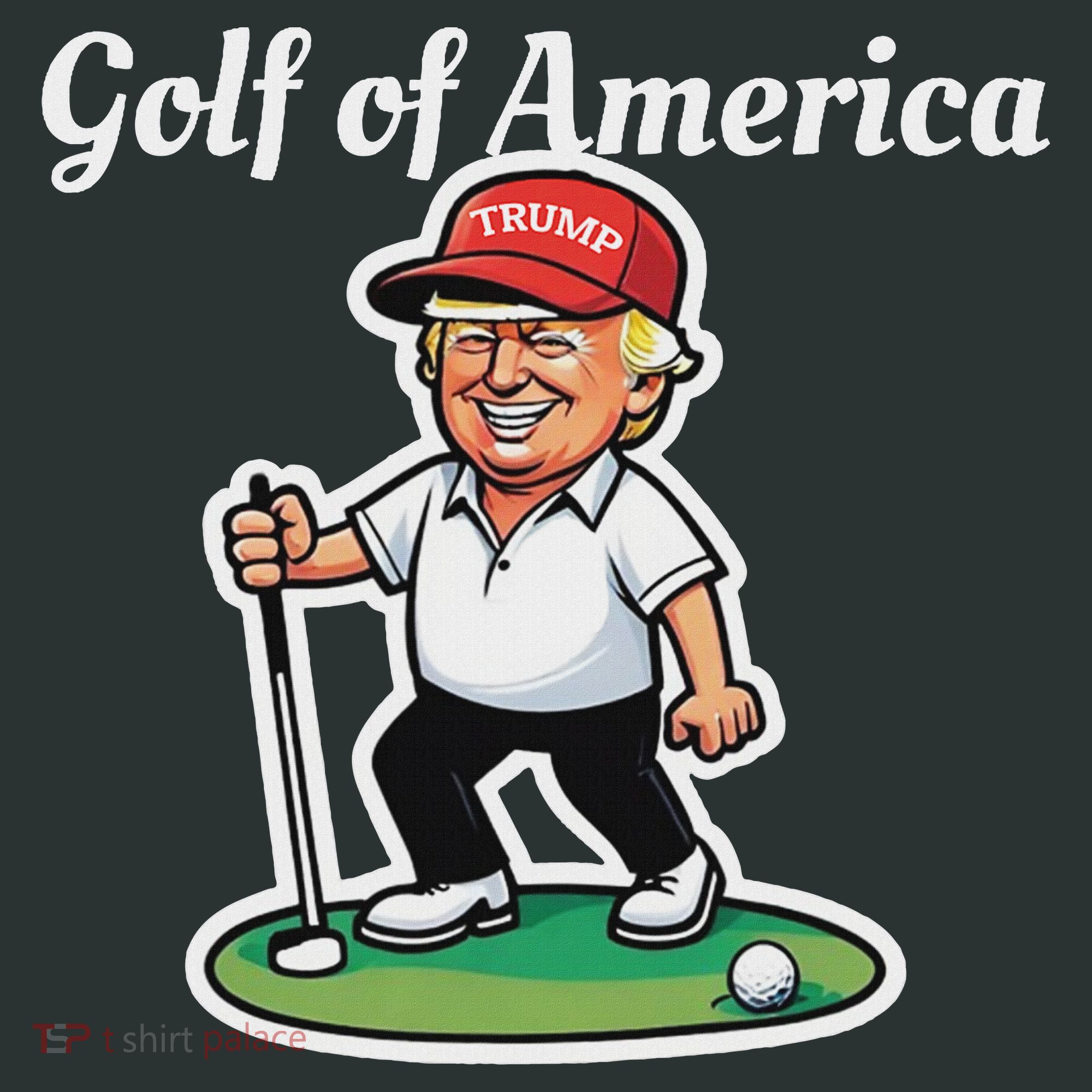 Golf Of America Funny Trump Humor Golfing Infant Baby Jersey Bodysuit