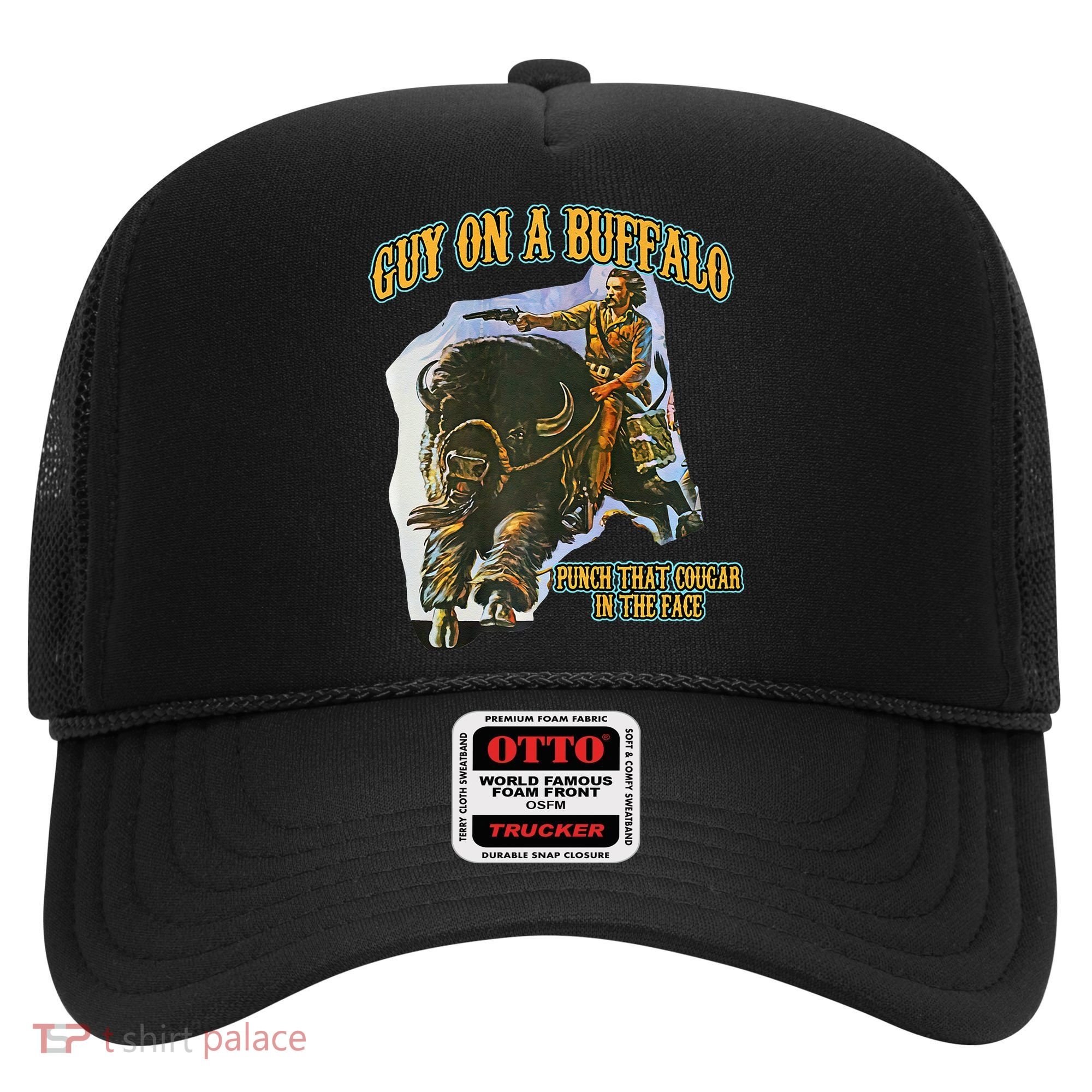 Guy On A Buffalo Punch That Cougar In The Face Hat