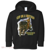 Guy On A Buffalo Punch That Cougar In The Face Toddler Hoodie thumb 0