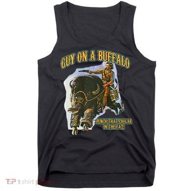 Guy On A Buffalo Punch That Cougar In The Face Tank Top