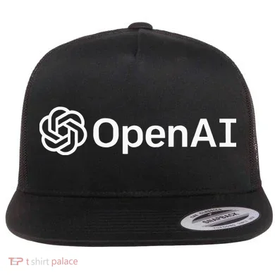 Geeky Openai Artificial Intelligence Computer Programmer Flat Bill Trucker Hat