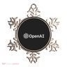 Geeky Openai Artificial Intelligence Computer Programmer Ornament