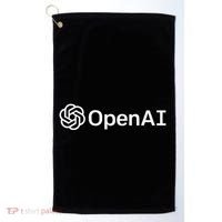 Geeky Openai Artificial Intelligence Computer Programmer Golf Towel thumb 0