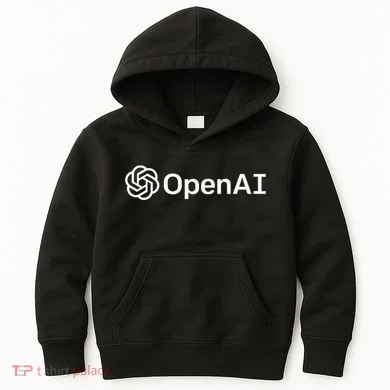 Geeky Openai Artificial Intelligence Computer Programmer Kids Hoodie