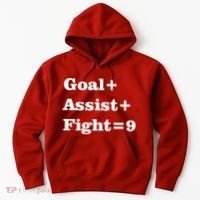 Goal Assist Fight Hoodie thumb 0