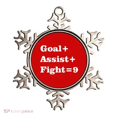 Goal Assist Fight Ornament