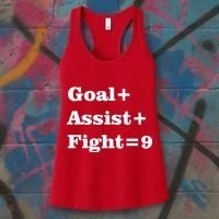 Goal Assist Fight Women's Tank Top thumb 3