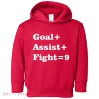 Goal Assist Fight Toddler Hoodie thumb 0