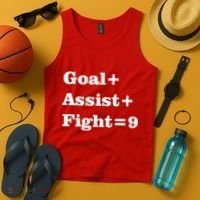Goal Assist Fight Tank Top thumb 4