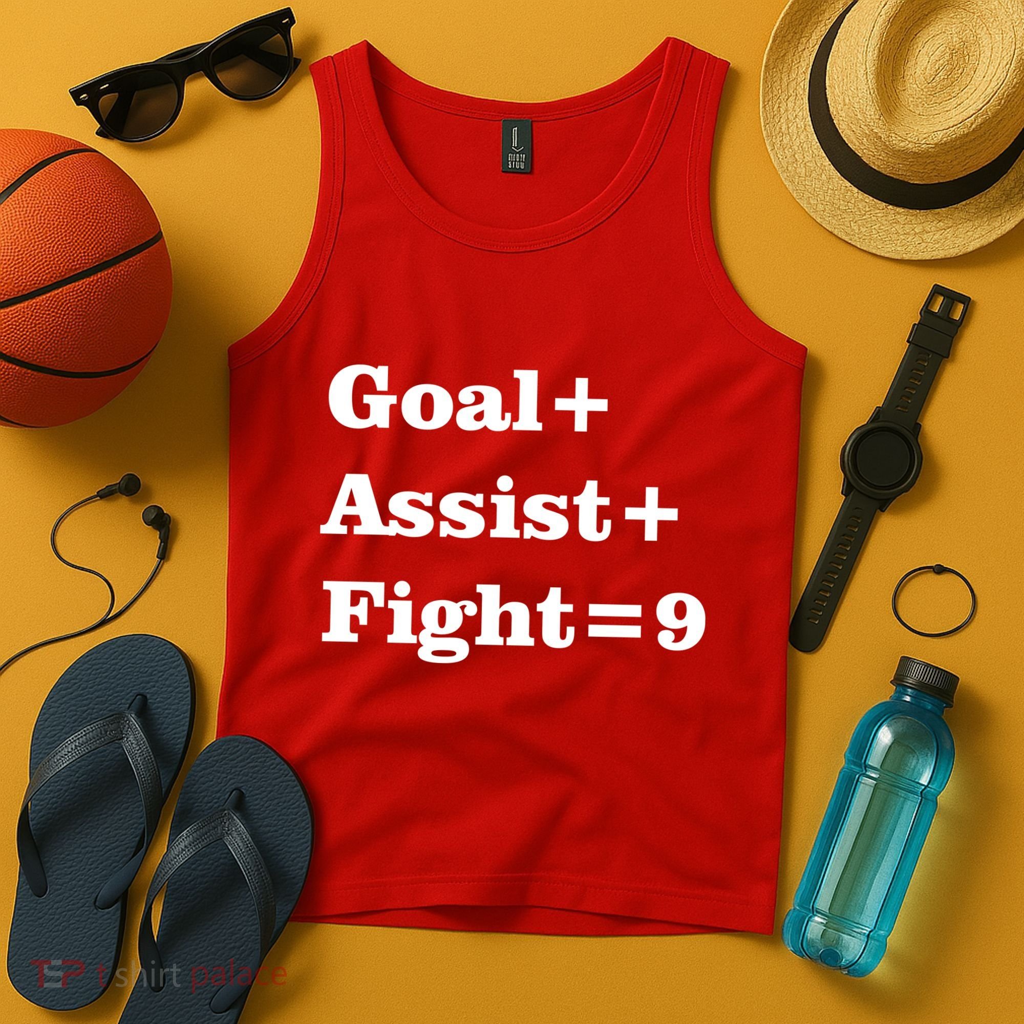 Goal Assist Fight Tank Top