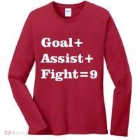 Goal Assist Fight Women's Long Sleeve Shirt thumb 0