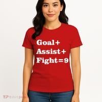 Goal Assist Fight Women's T-Shirt thumb 4